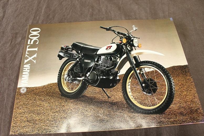 Yamaha XT500 motorfiets verkoop folder XT 500 brochure, Motoren, Ophalen of Verzenden, Yamaha