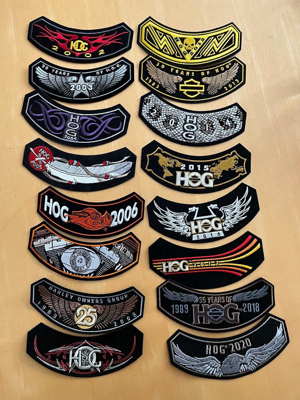 HD patches & pins 2002 t/m 2009, 2012 t/m 2018 en 2020, Motoren, Accessoires | Stickers, Ophalen of Verzenden
