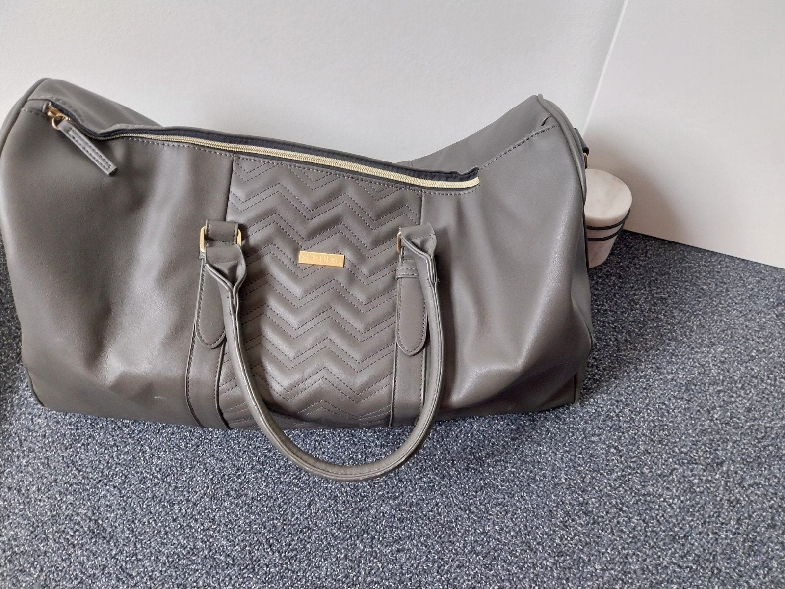 Supertrash Reistas/Weekendtas - Grijs, Gebruikt, 20 tot 30 cm, Ophalen of Verzenden, 60 tot 80 cm