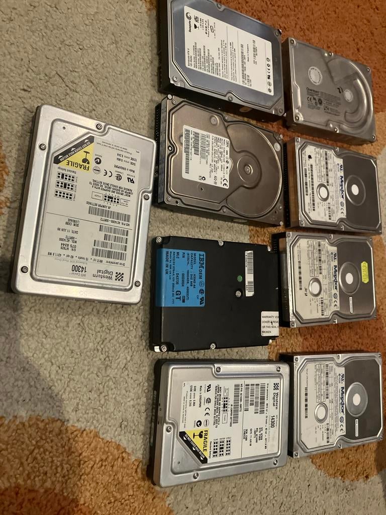 Oude IDE/PATA harde schijven, Computers en Software, Harde schijven, Intern, Gebruikt, HDD, Ophalen of Verzenden