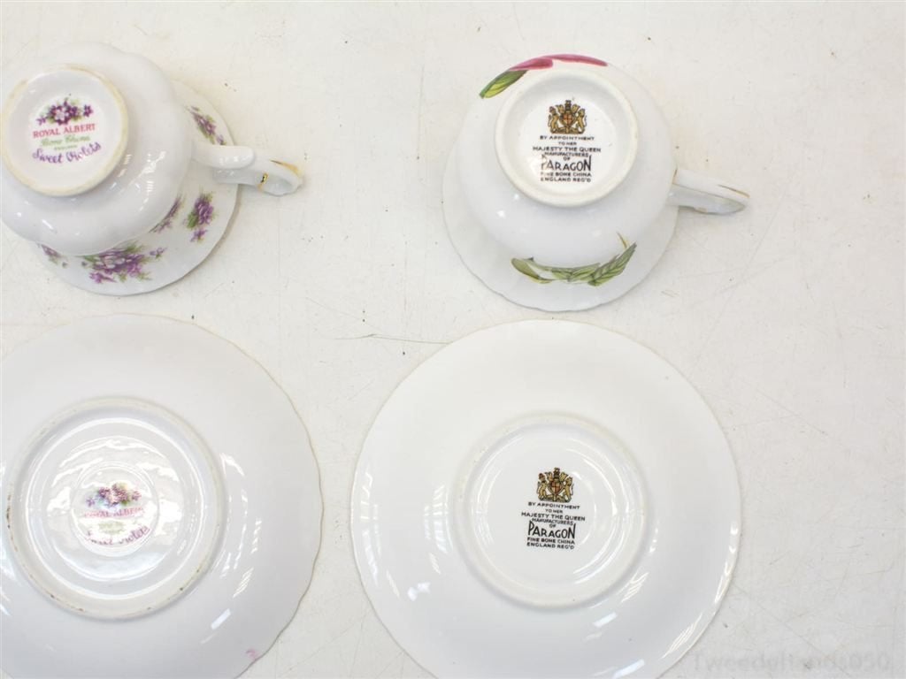 Royal albert en paragon kop en schotel 92562, Gebruikt, Ophalen of Verzenden, Bord(en), Overige stijlen