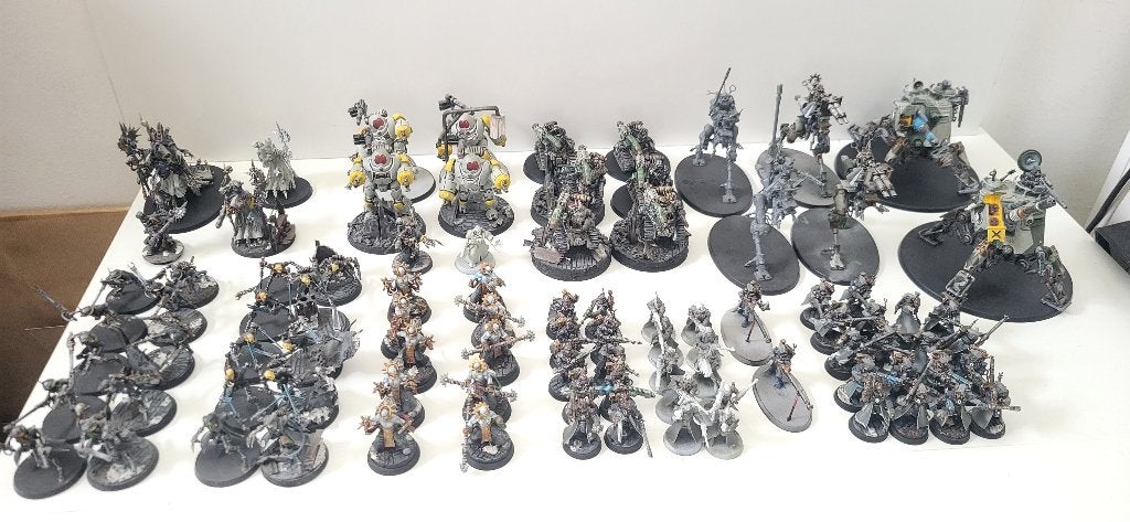 Warhammer 40K Adeptus Mechanicus compleet army, Hobby en Vrije tijd, Figuurtje(s), Warhammer, Ophalen of Verzenden, Zo goed als nieuw