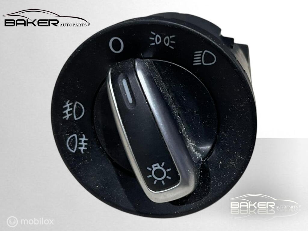 Lichtschakelaar Volkswagen Polo 6R ('09-'14) 6R0941531G, Gebruikt, Volkswagen, Ophalen of Verzenden, Volkswagen