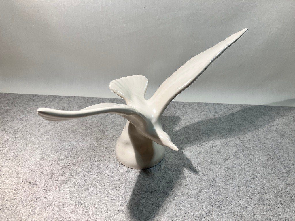 Jan Schonk Plazuid Gouda Art Deco zeemeeuw ca 1930.   1, Antiek en Kunst, Verzenden, 20 - 50 cm, Beeld, Europa