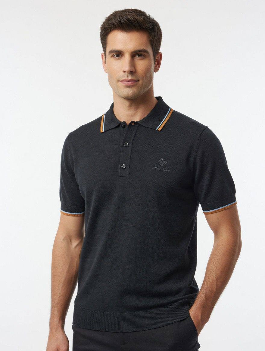 Loro Piana polo shirt heren, Ophalen of Verzenden, Zo goed als nieuw, Overige maten, Blauw