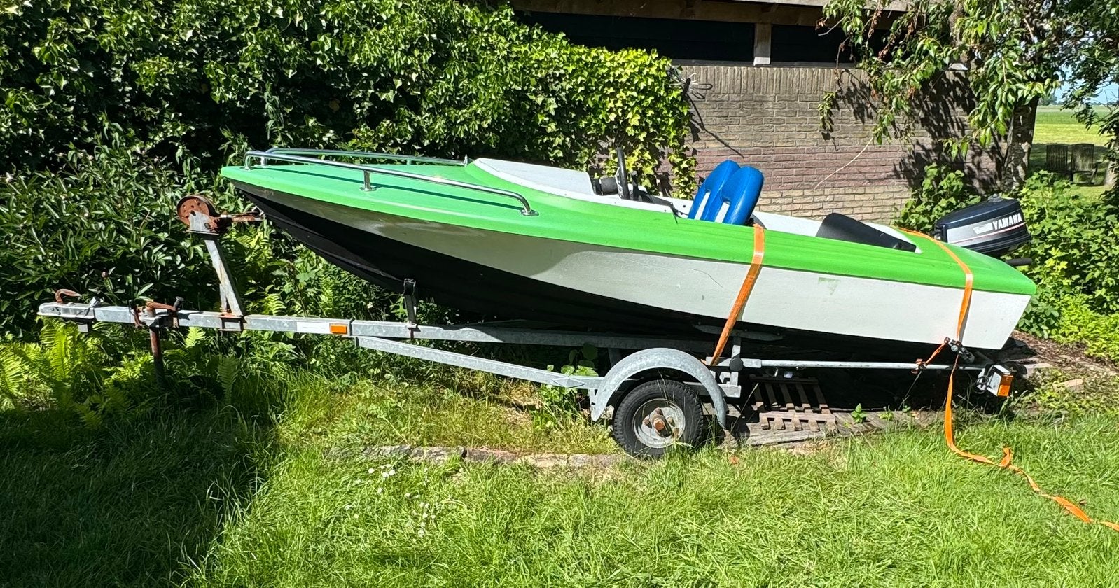 Speedbootje, 4pk yamaha (in onderdelen) zonder trailer, Watersport en Boten, Ophalen, Zo goed als nieuw, Overige typen, Motorboot