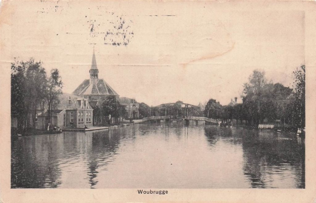 703-104-013 Woubrugge, Verzenden, Voor 1920, Zuid-Holland