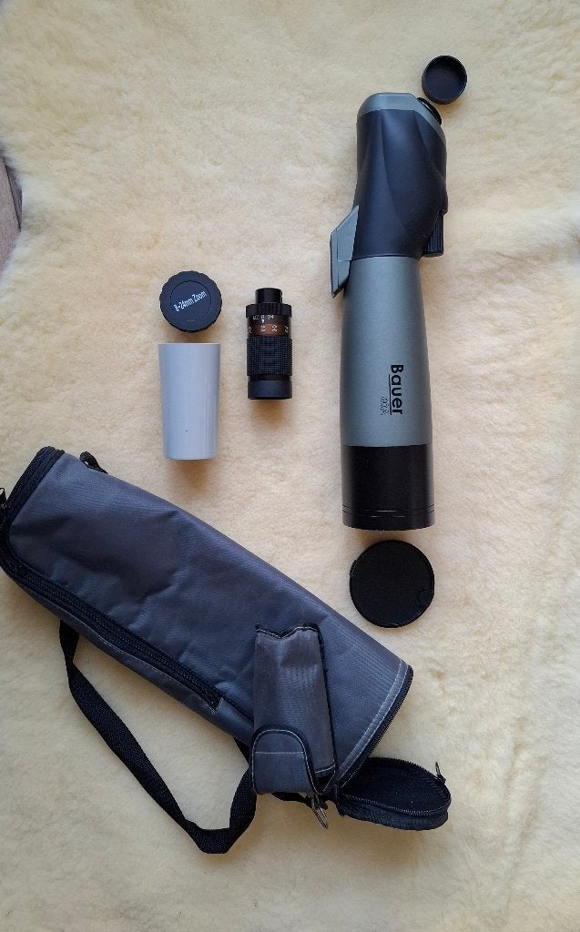 Bauer ST20-60X80A Spottingscope met 8-24mm Zoom Oculair, Audio, Tv en Foto, Optische apparatuur | Telescopen, Ophalen of Verzenden