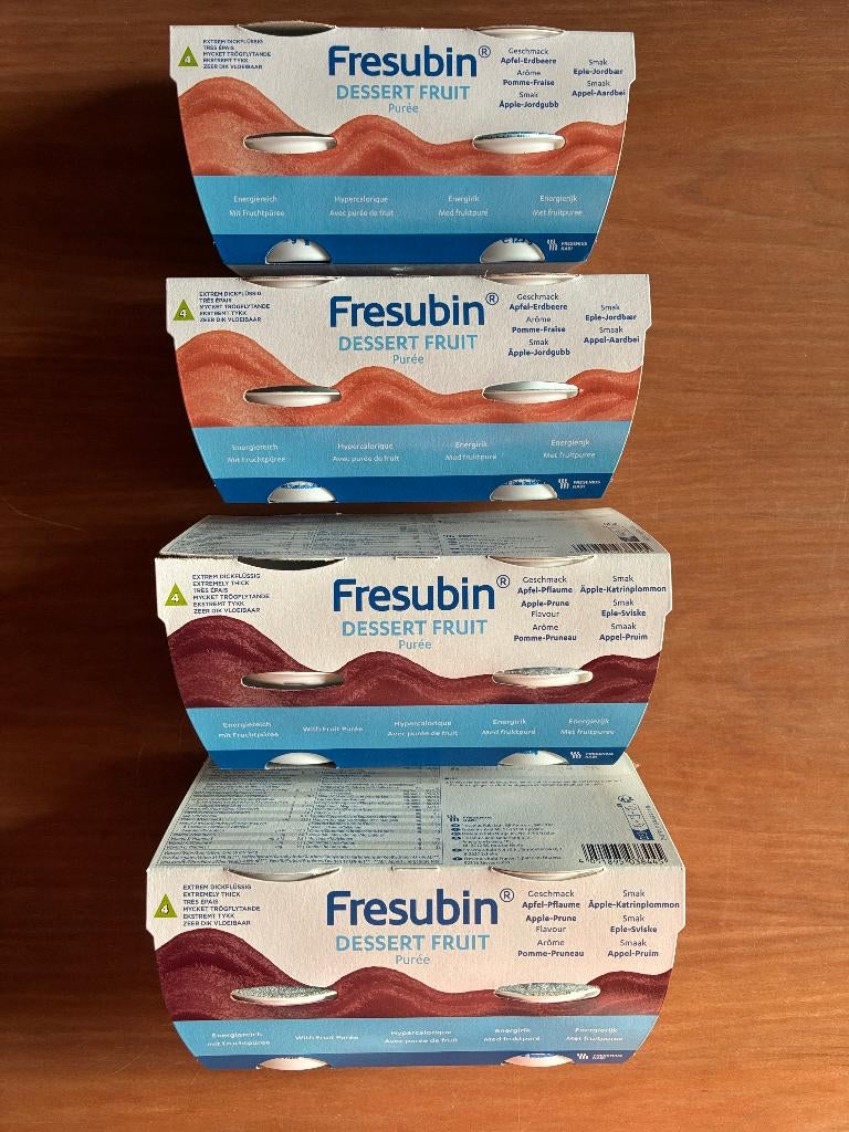 14x Fresubin Dessert Fruit - aanvullende voeding toetje, Ophalen of Verzenden