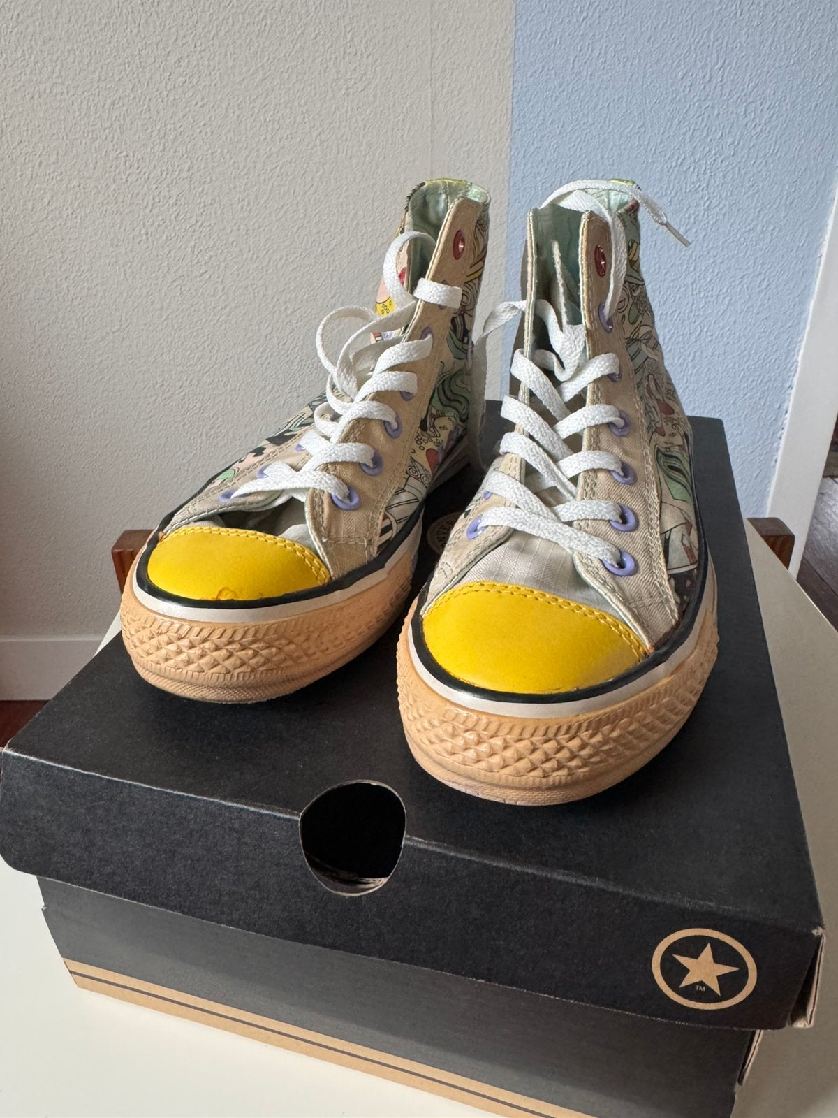 Converse All Star Vintage Hi Sneakers - Maat 38, Overige kleuren, Ophalen of Verzenden, Sneakers of Gympen, Zo goed als nieuw