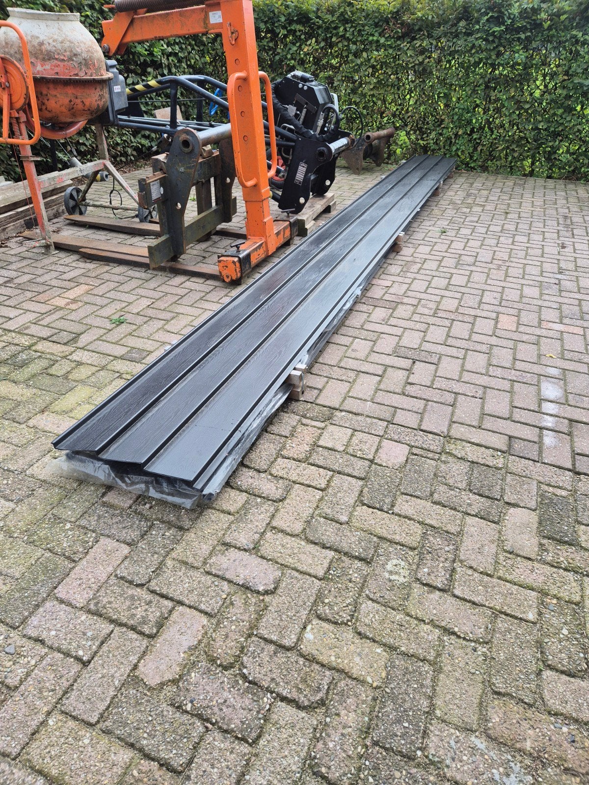 Potdeksel profielplaten - Zwart Matt (48.85 m²), Zwart, Overige typen, Nieuw, Ophalen of Verzenden