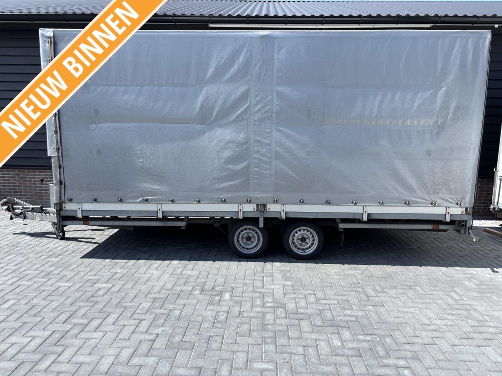 Huifaanhanger aanhangwagen Plateauwagen Huifaanhangwagen, Gebruikt