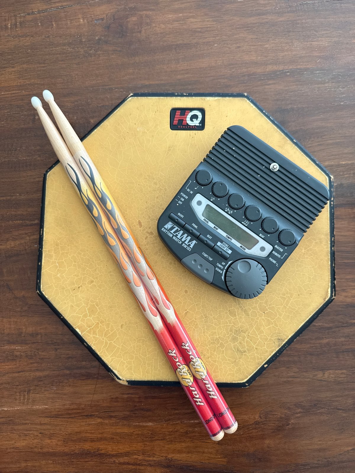 Tama Rhythm Watch RW105 met oefenpad en drumstokken, Verzenden, Gebruikt, Tama, Elektronisch