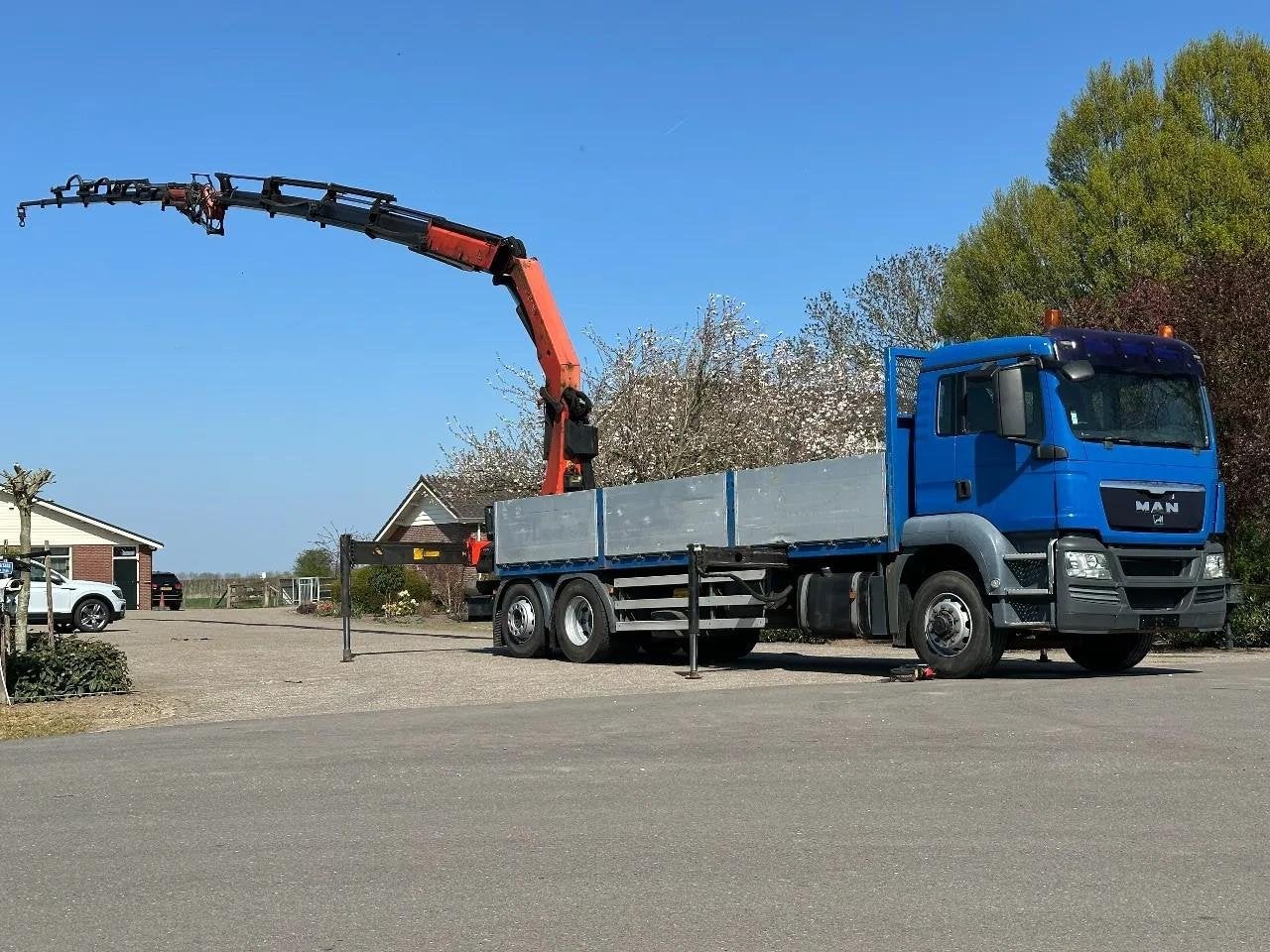 MAN TGA 26.440 6x4 HYDRODRIVE!PALFINGER 29tm Fly jib/!ROOF/D, Blauw, MAN, Bedrijf, 441 pk