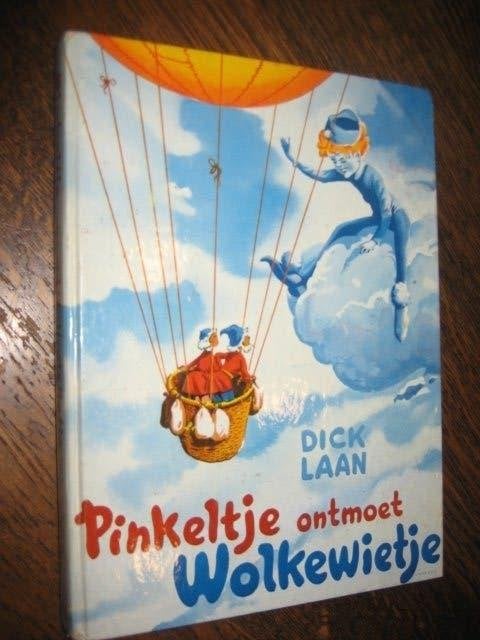 DICK LAAN / PINKELTJE ONTMOET WOLKEWIETJE, Boeken, Ophalen of Verzenden, Zo goed als nieuw, Dick Laan, Fictie algemeen