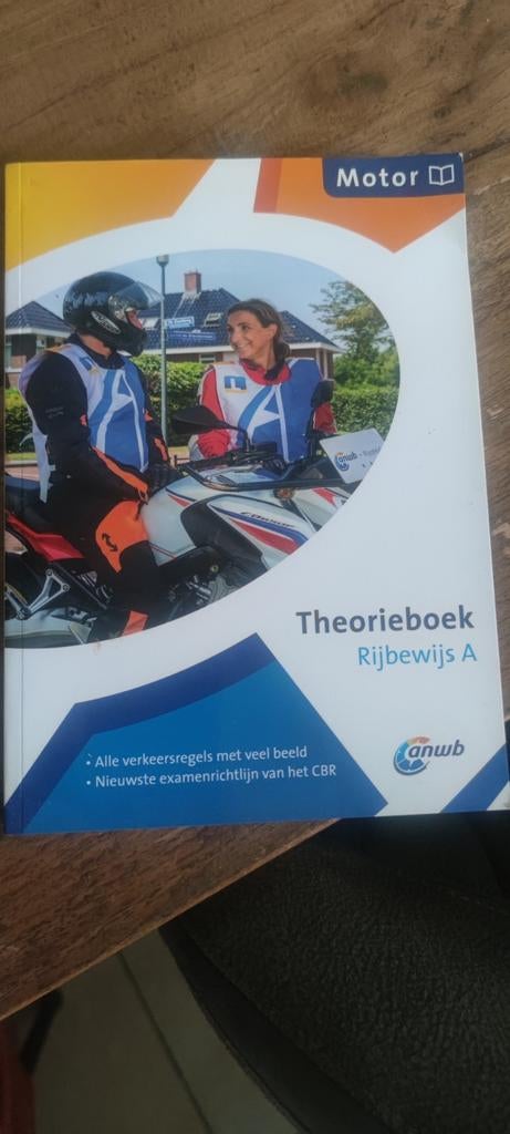ANWB Theorieboek Rijbewijs A - Motor, Ophalen of Verzenden, Zo goed als nieuw, Algemeen, ANWB