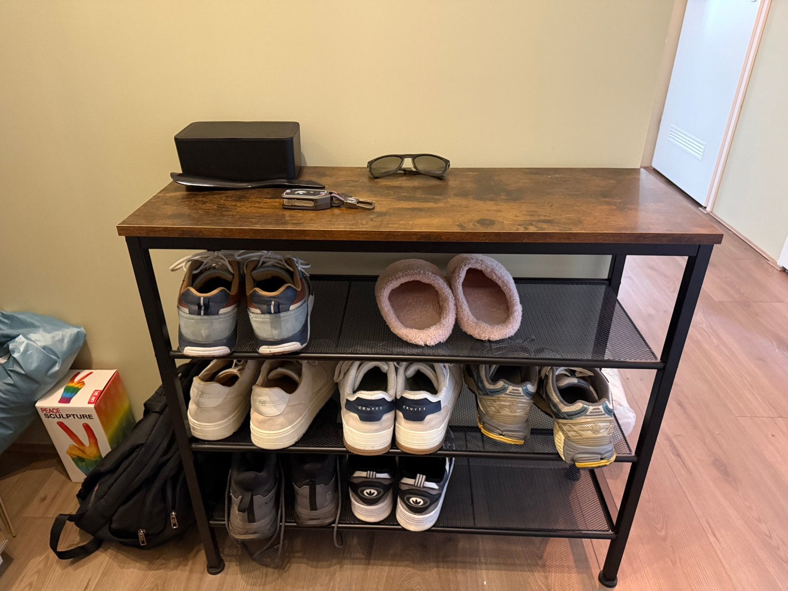 3 Level Shoe Rack, Ophalen, Zo goed als nieuw
