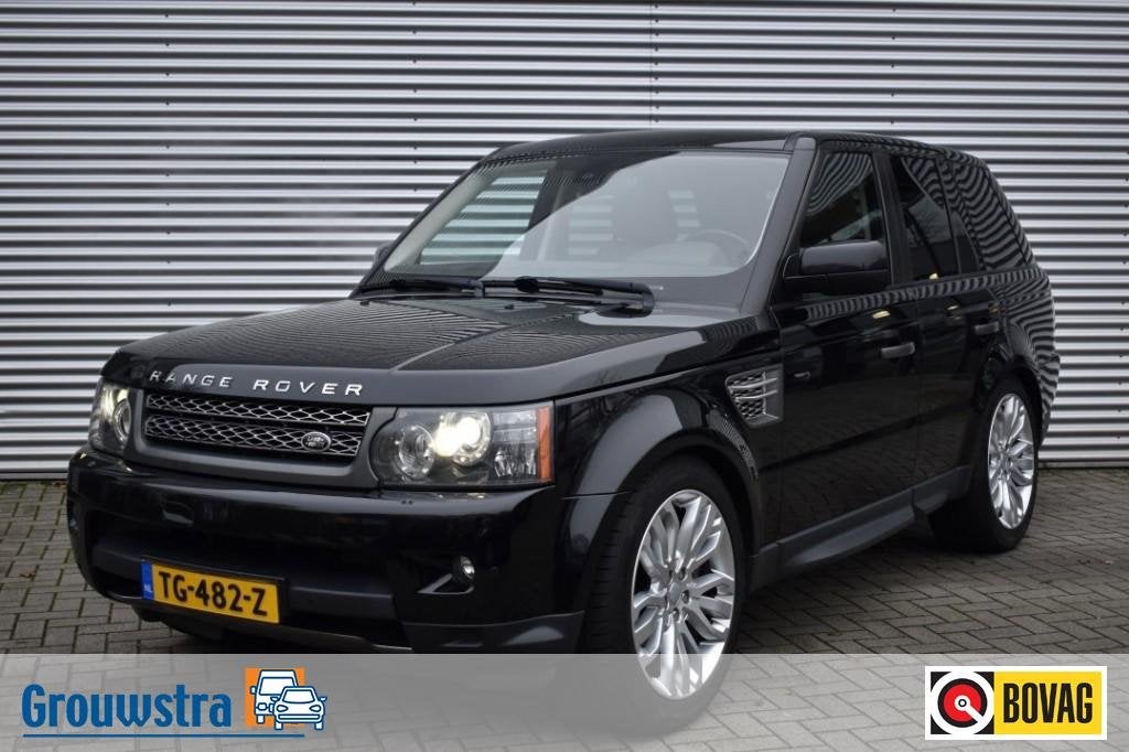 Land rover RANGE ROVER SPORT 5.0 V8 SUPERCHARGED AUTOBIOGRAP, Auto's, Land Rover, 8 cilinders, Zwart, Bedrijf, USB