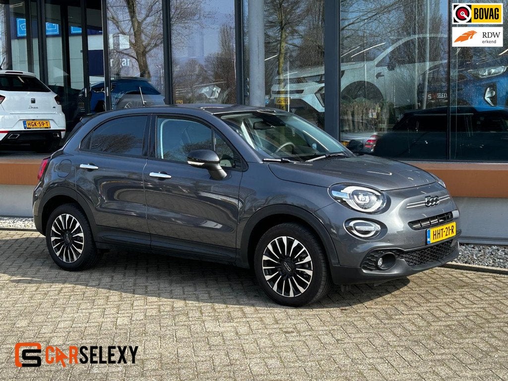 Fiat 500 X 1.5 Hybrid |130 PK|DCT Dolcevita | Automaat, Auto's, Stof, Gebruikt, Zwart, 4 cilinders