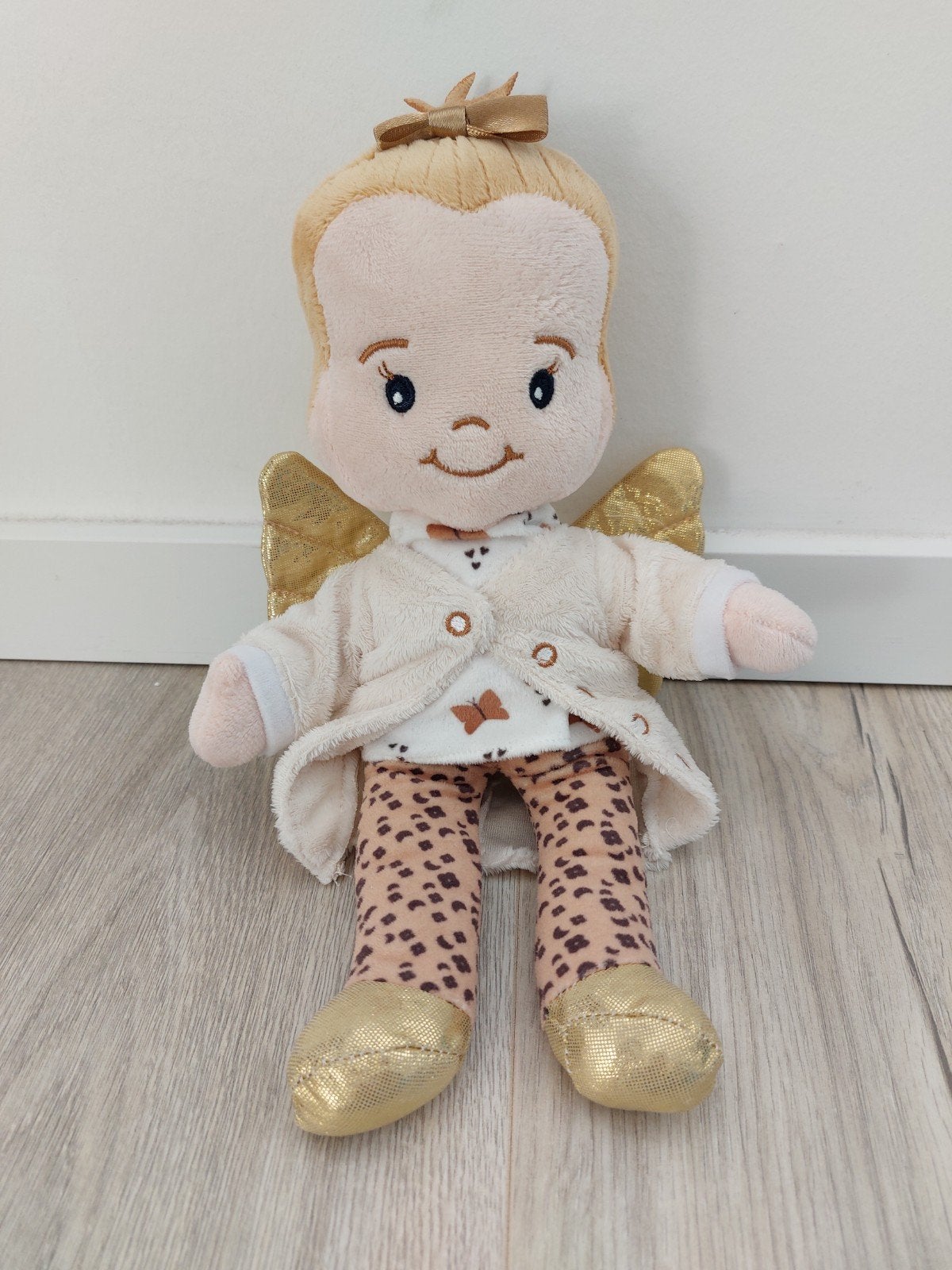 Knuffel MYangel baby pop meisje engel L1419, Ophalen of Verzenden, Zo goed als nieuw, Konijn