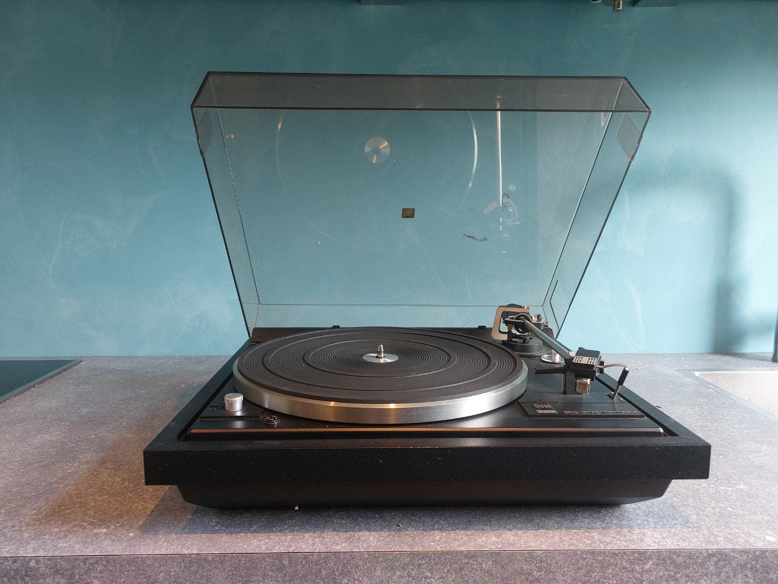 Mooie dual turntable 502, Audio, Tv en Foto, Platenspelers, Ophalen, Zo goed als nieuw, Platenspeler, Dual