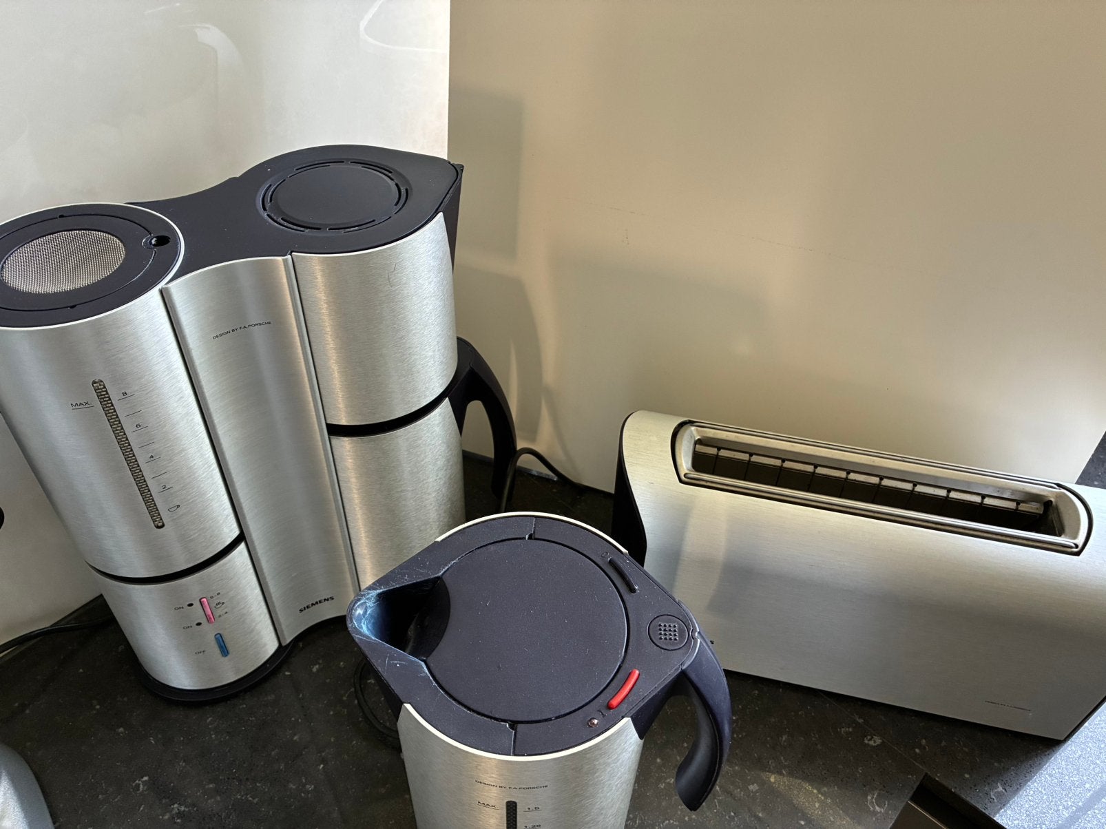Koffiezet apparaat en Broodrooster, Ophalen, Gebruikt, Siemens