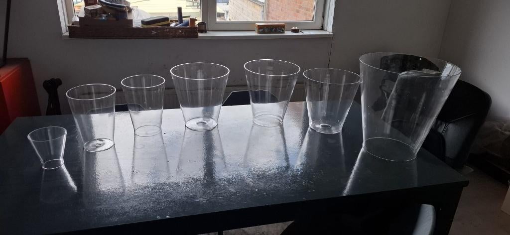 Glaskappen voor gietijzeren of koperen lantaarnpalen, Tuin en Terras, Overige typen, Nieuw, Ophalen of Verzenden, 50 tot 250 watt