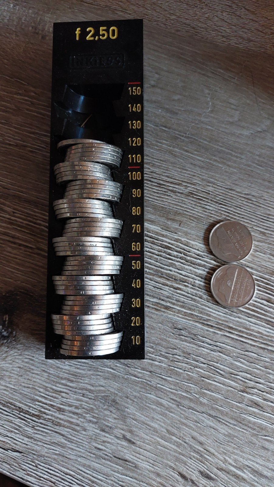 gokkasten rijksdalders, Euro, Ophalen