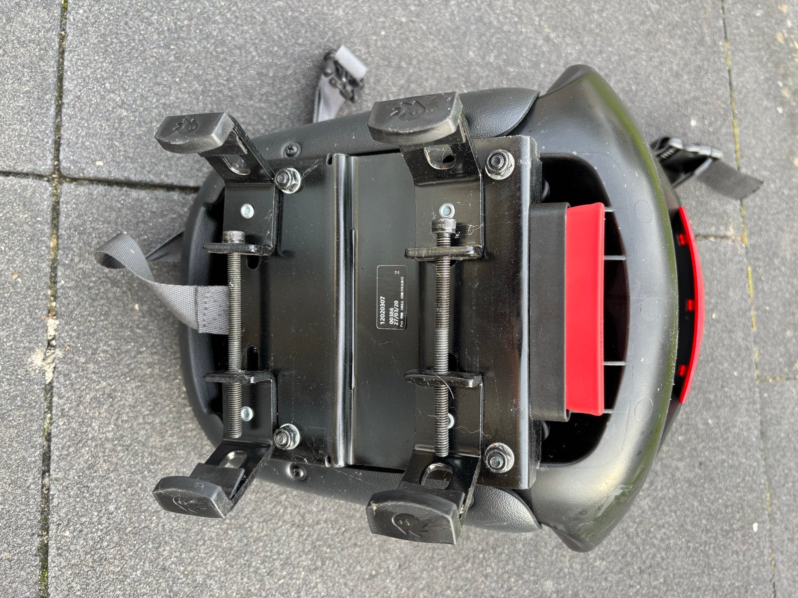 Yepp fietsstoeltje achterzitje, Ophalen, Achterzitje, 9 t/m 36 kg, Gebruikt