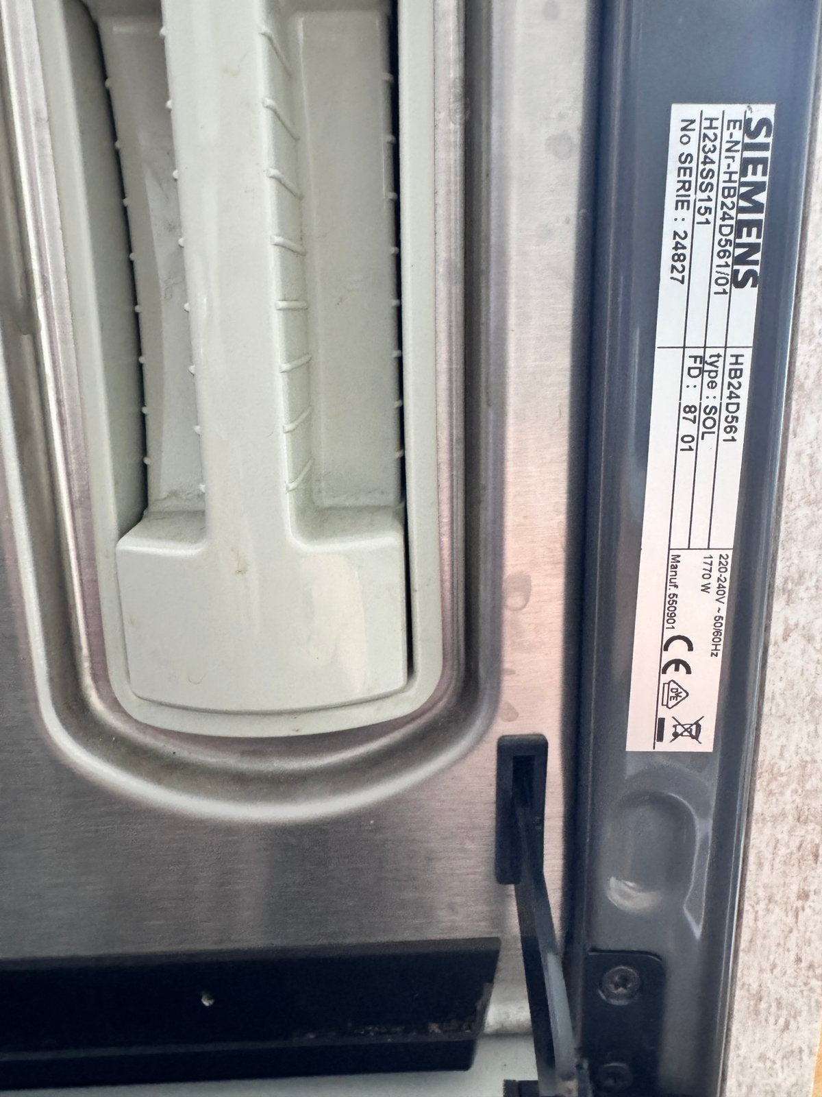 Stoomoven Siemens, Witgoed en Apparatuur, Ophalen, Minder dan 45 cm, Gebruikt, Siemens