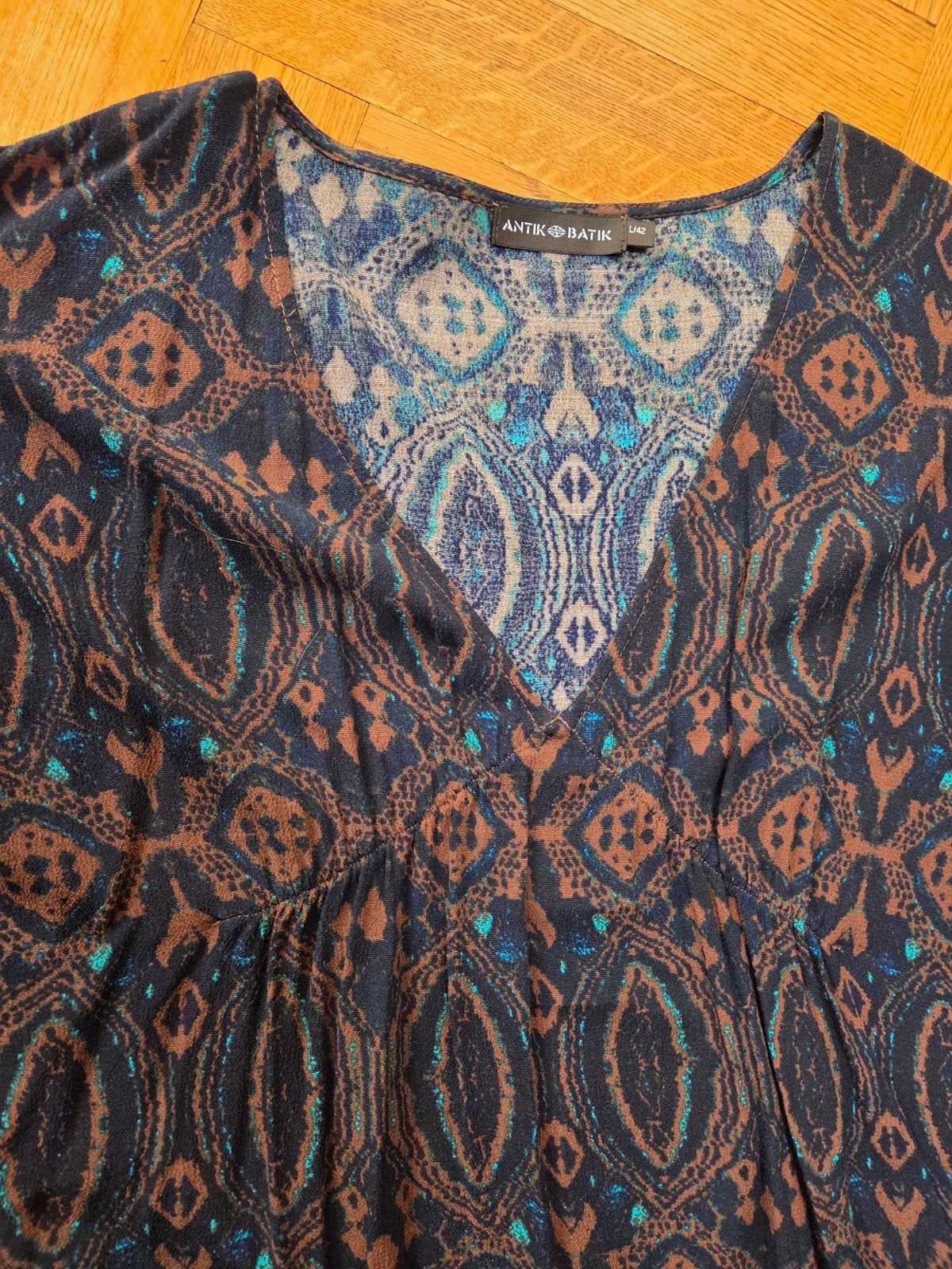 Antik Batik tuniek van viscose, mt 40-42, Kleding | Dames, Antik Batik, Ophalen of Verzenden, Zo goed als nieuw, Maat 42/44 (L)