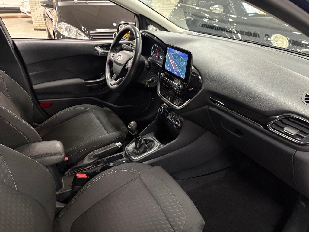 Ford FIESTA 1.0 Ecob Titanium Navigatie Multimedia USB PDC E, Voorwielaandrijving, Gebruikt, Blauw, 49 €/maand