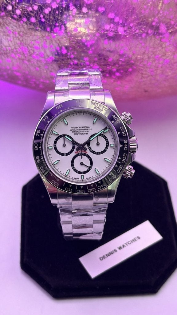 Clean Daytona Panda 126500LN 4131 2026, Niet ingevuld, Wit, Niet ingevuld, Waterdicht