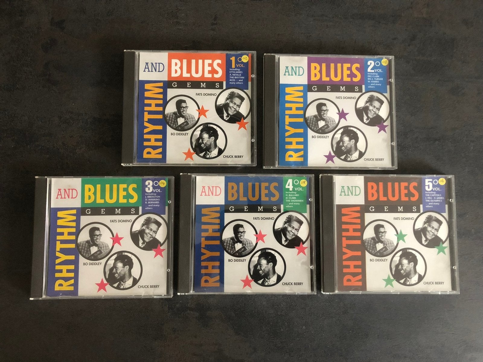 Rhythm and Blues verzamelalbums 5 CD’s. Deel 1, 2, 3, 4, 5., Ophalen of Verzenden, Zo goed als nieuw, Blues
