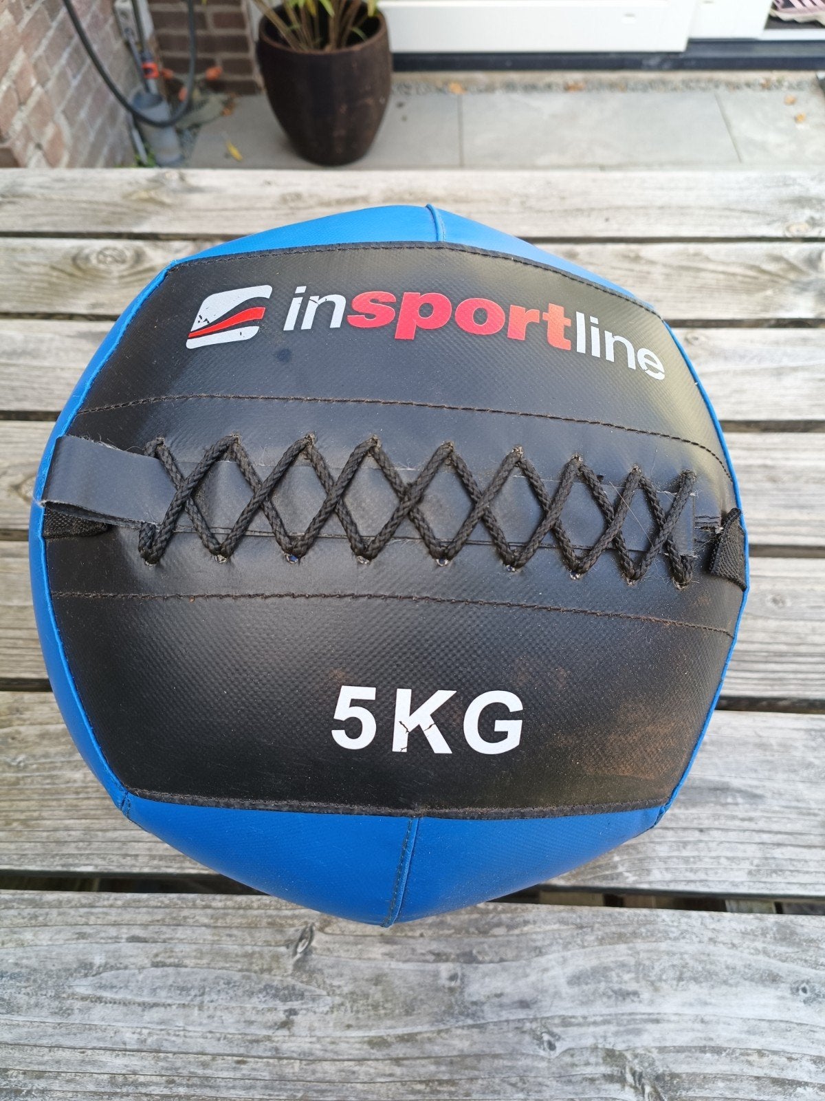 InSPORTline Medicijnbal 5KG - Zo goed als nieuw, Ophalen, Zo goed als nieuw, Benen, Medicijnbal