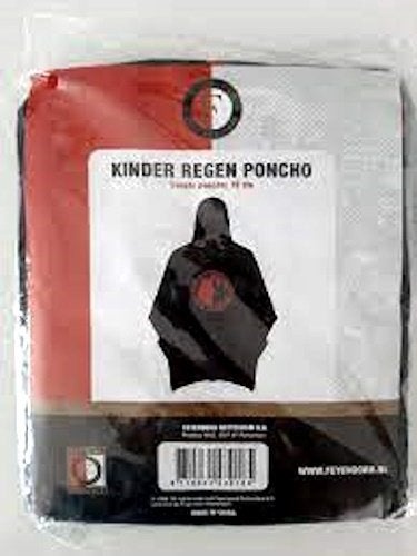 Feyenoord Kinder RegenPoncho Poncho met Logo Rood NIEUW, Ophalen of Verzenden, Nieuw, Regenjas