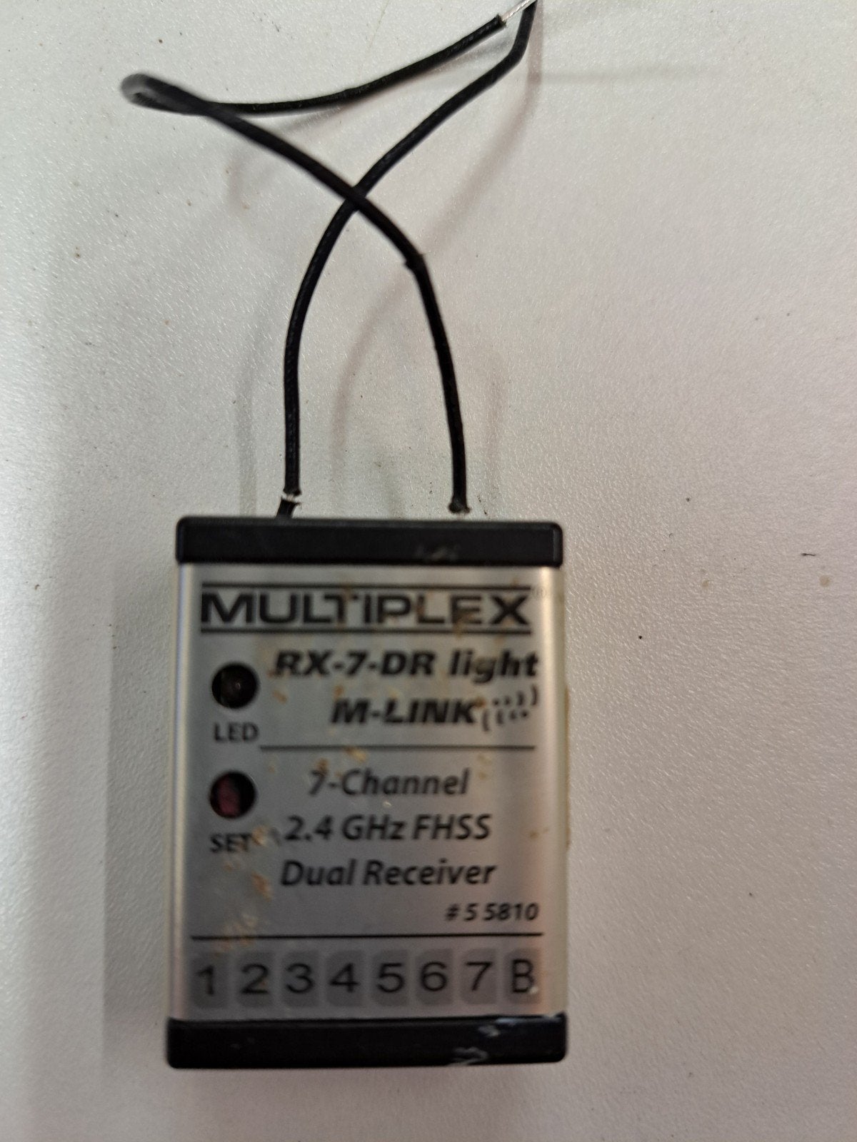 Multiplex RX7 ontvanger + Futaba R617fs  en orange, Ophalen