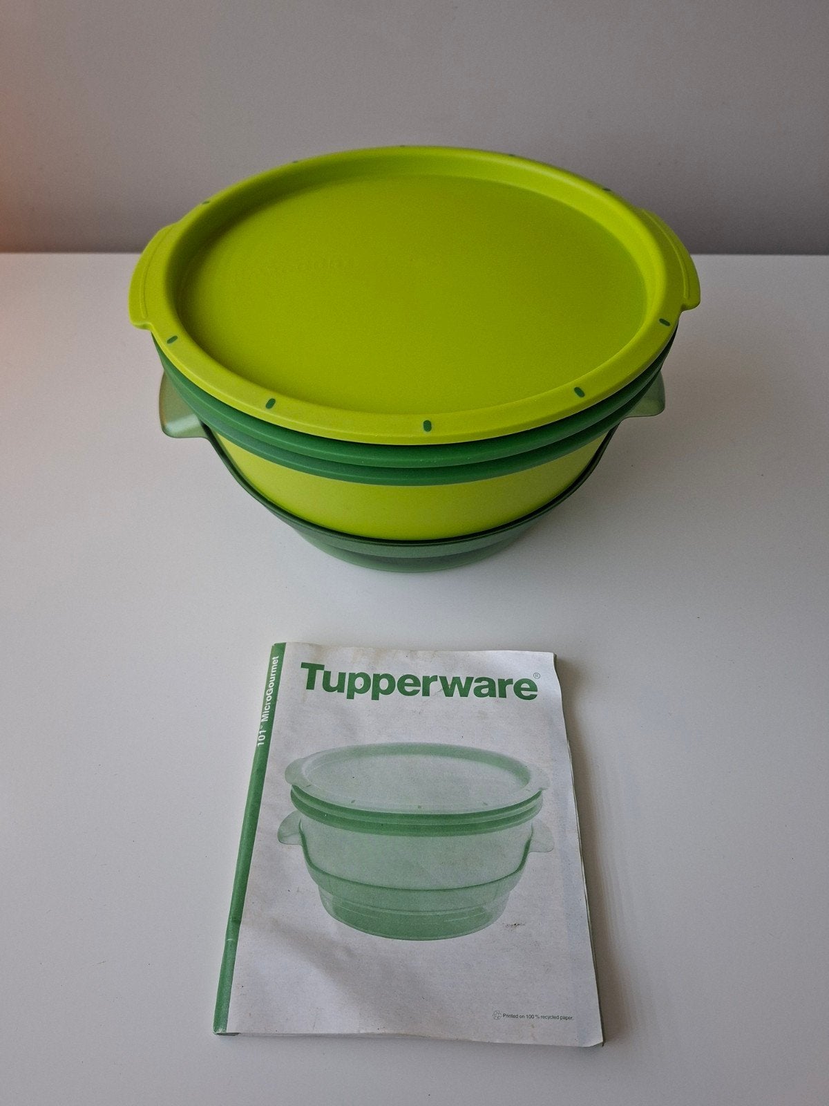 Tupperware Micro Urban Millennial Stoompan Groen, Overige typen, Ophalen of Verzenden, Zo goed als nieuw, Met deksel
