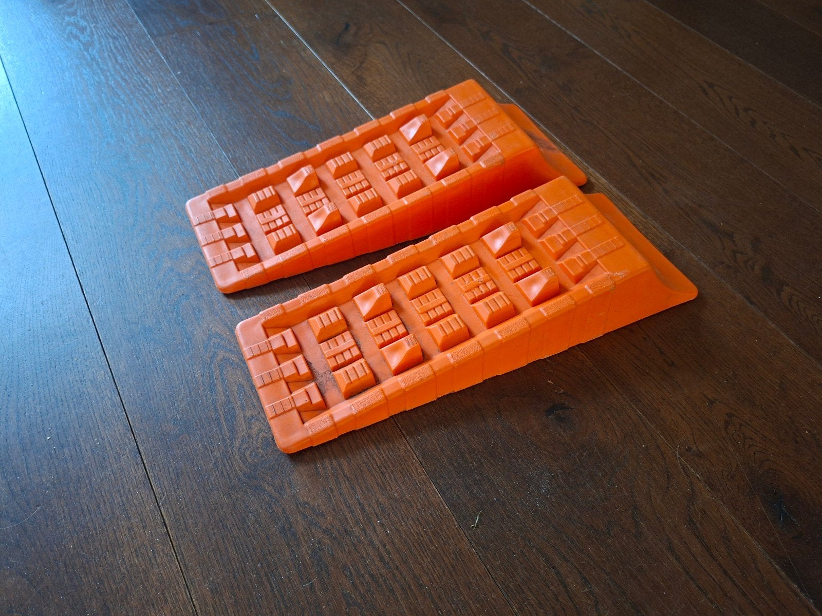 Oprijblokken, Ophalen, Gebruikt