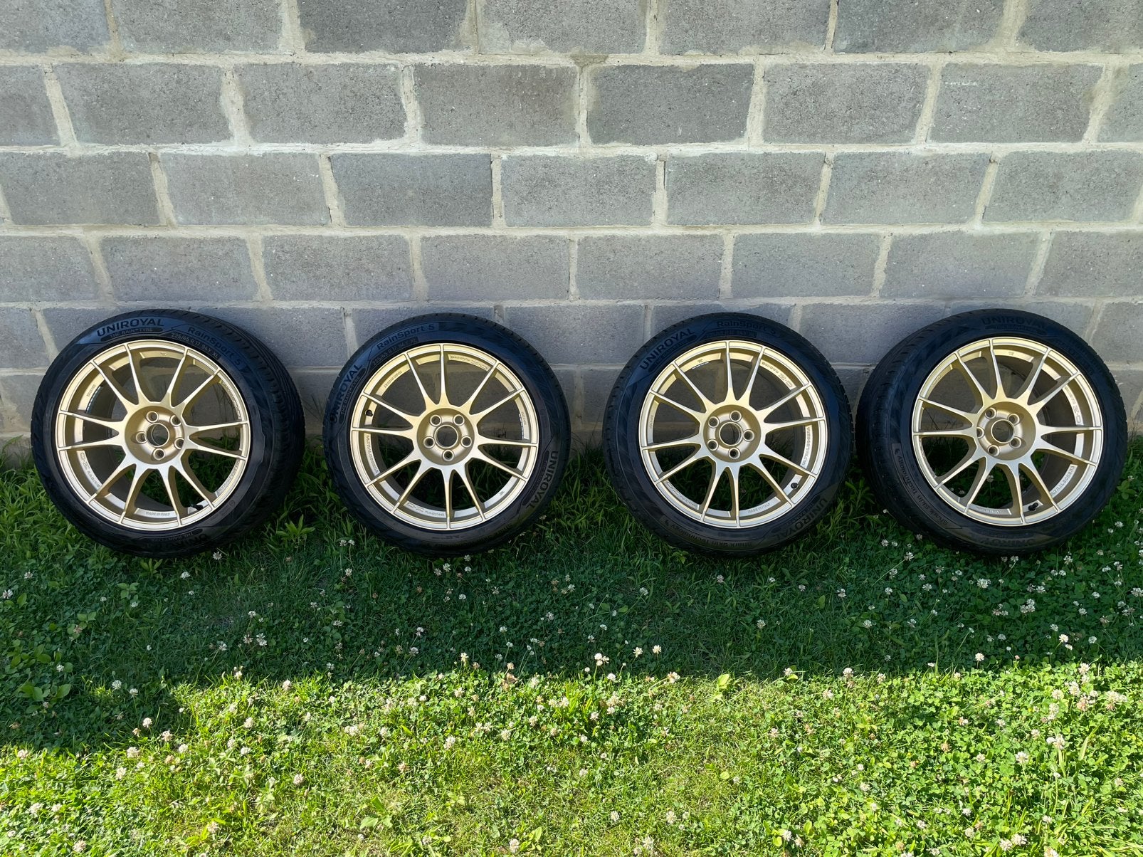 Oz ultraleggera velgen met nieuwe banden, Auto-onderdelen, Ophalen, Nieuw, 17 inch, Band(en)