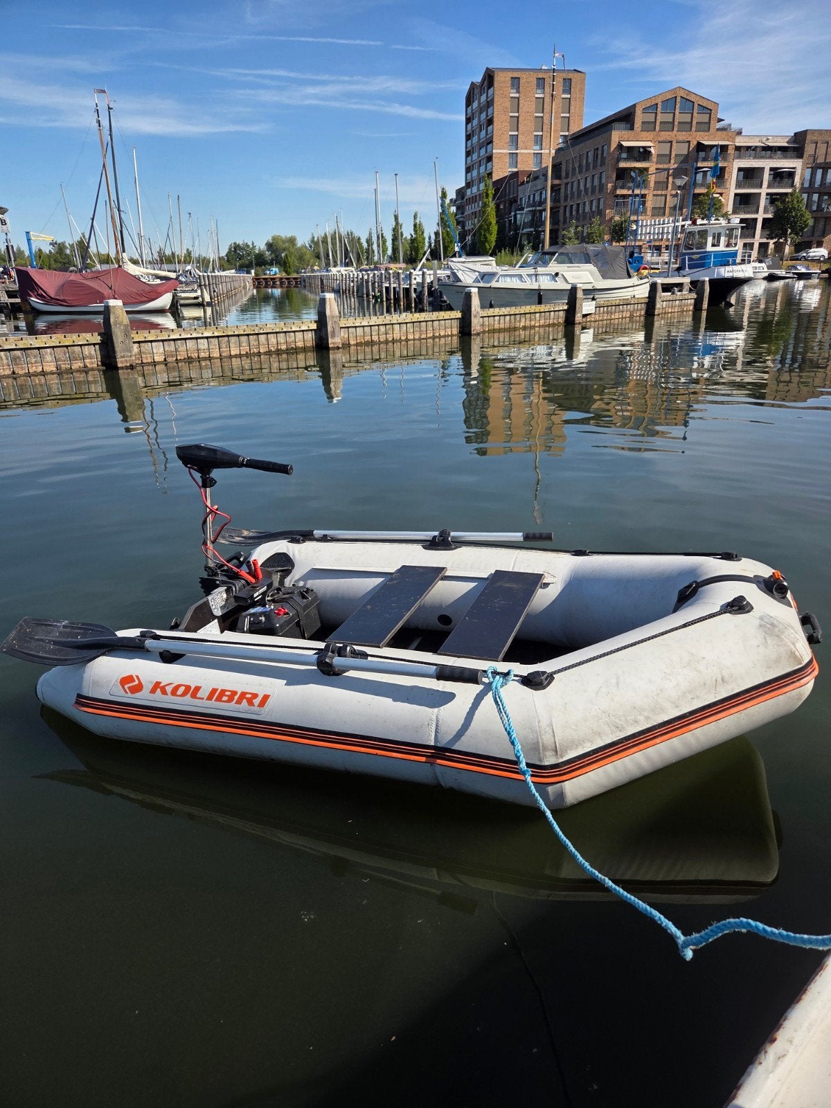 Foto 7 van Laatste kans: Kolibri rubberboot + motor + benodigdheden