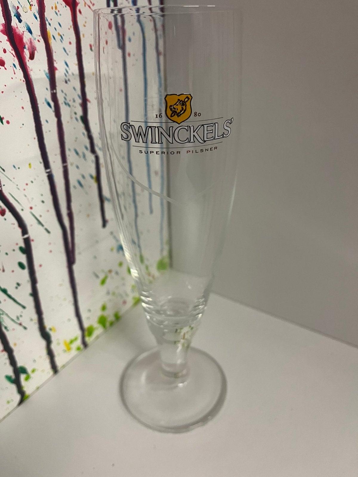Swinkels bierglazen set van 6 glazen, Verzamelen, Ophalen of Verzenden, Nieuw, Glas of Glazen, Bavaria