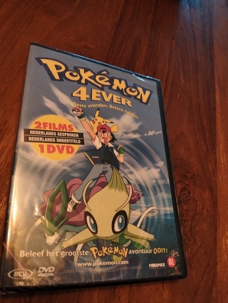 SEALED dvd Pokémon 4 Ever NLO, Cd's en Dvd's, Dvd's | Tekenfilms en Animatie, Nieuw in verpakking, Amerikaans, Tekenfilm, Alle leeftijden
