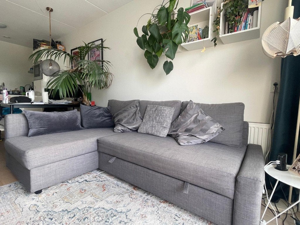 IKEA Hoekslaapbank met Opbergruimte en Chaise Longue