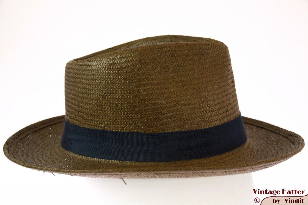Brixton zomer gleufhoed groenig bruin stro 58 Nieuwe Sample, Kleding | Dames, Hoed, Nieuw, Ophalen of Verzenden, Brixton