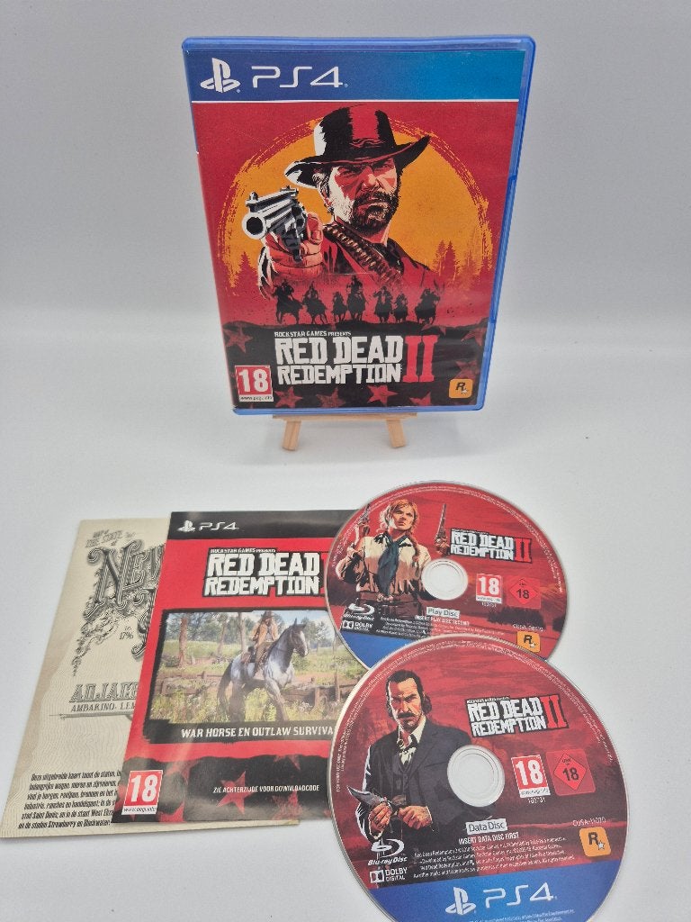 Red Dead Redemption 2 PS4 compleet met kaart, Spelcomputers en Games, Games | Sony PlayStation 4, Avontuur en Actie, Online, Gebruikt