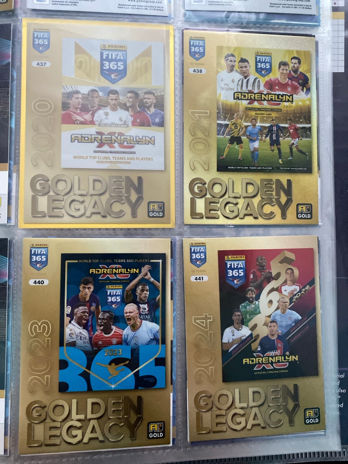 Panini FIFA 365 Adrenalyn XL Golden Legacy Kaarten, Ophalen of Verzenden, Zo goed als nieuw, Buitenlandse clubs, Spelerskaart