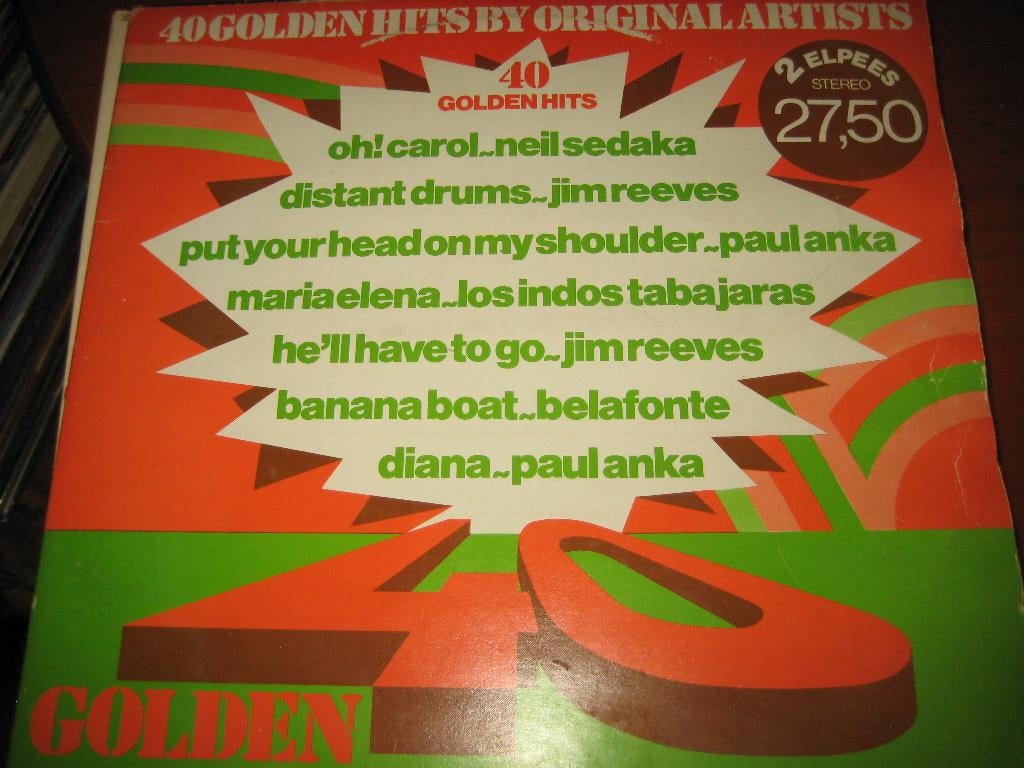 2 LPs, 40 Golden Hits by Original Artists, Dubbel-LP, Ophalen of Verzenden, Zo goed als nieuw, 12 inch