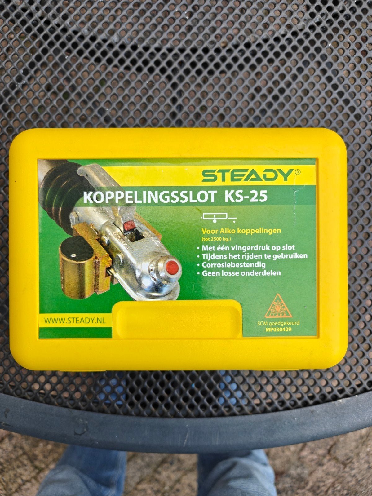 Steady KS-25 Koppeling slot SCM gekeurd, Ophalen, Zo goed als nieuw