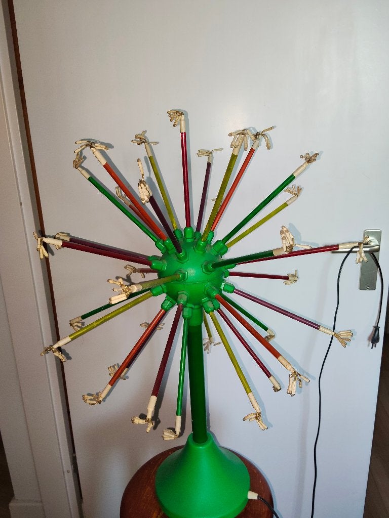 Vuurwerk lamp, Ophalen of Verzenden, Zo goed als nieuw, Lichtbak of (neon) lamp